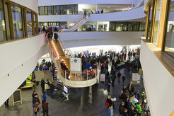 9500 visitors came to learn about the science done at the Center for Free-Electron Laser Science.