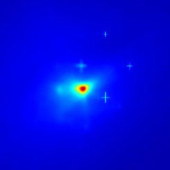 First electrons show up on the control screen.
