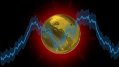 Die optische Anregung von Goldnanopartikeln versetzt das Partikel direkt in eine Schwingungsbewegung, bei dem sich das Partikel periodisch ausdehnt und zusammenzieht.