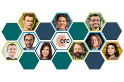 The Consolidator Grantees of the MPG 2024 (from left to right): Marcel Böhme, Mario Flock, Manuel Gomez Rodriguez, Mariana Rossi, Birgit Stiller, Henning Fenselau, Duarte Figueiredo, Valerie Hilgers, Andrea Martin.