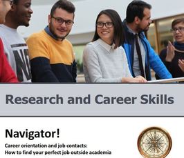 Navigator workshop! Career orientation and job contacts: How to find your perfectjob outside academia