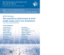 MPSD Workshop on Non-equilibrium phenomena at short length scales and in low dimensions